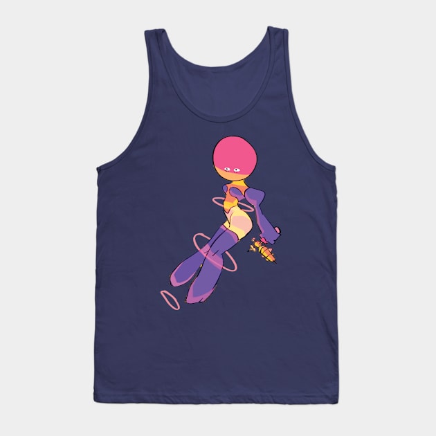 Space Girl Tank Top by Cute